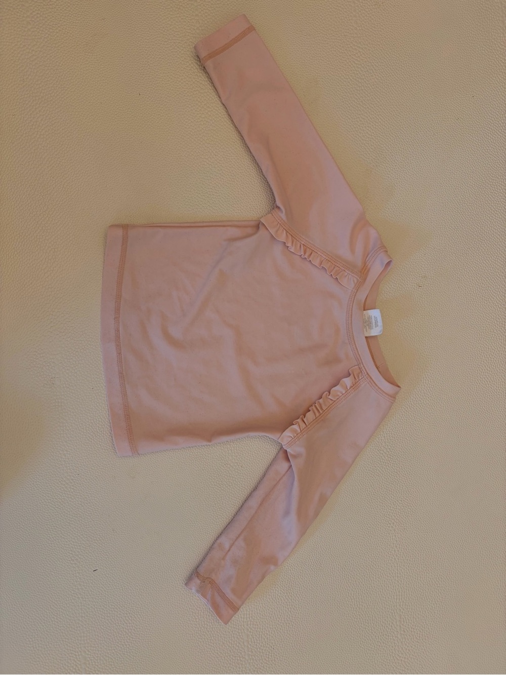 Blush pink rashguard size 6-9mo
